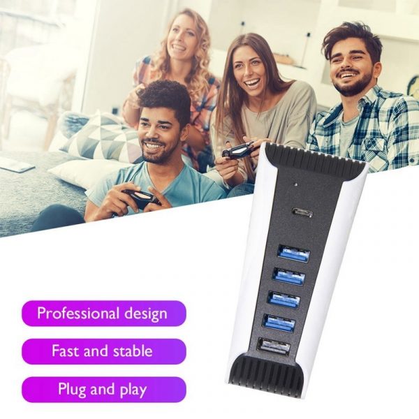 Đa Cổng mở rộng USB Hub Cho PS5 USB3.0